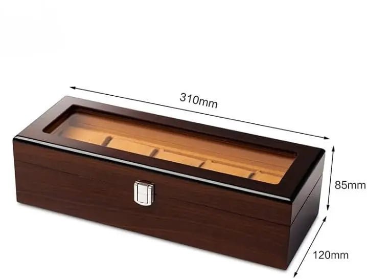 Houten Horlogedoos - 5 Slots - Amand Watches